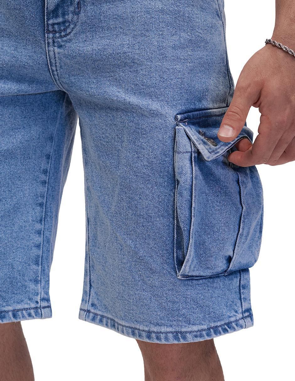 Short de mezclilla para hombre