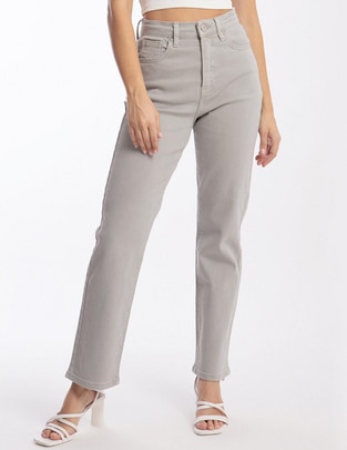 Jeans straight j-bal-6555-gris para mujer Jeans straight j-bal-6555-gris para mujer