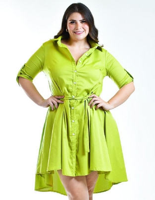 Vestido corto casual para mujer