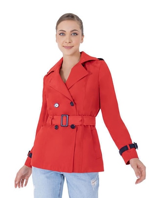 Gabardina impermeable para mujer