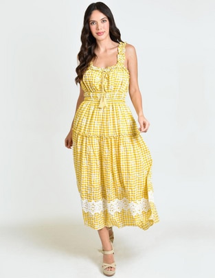 Vestido midi casual para mujer