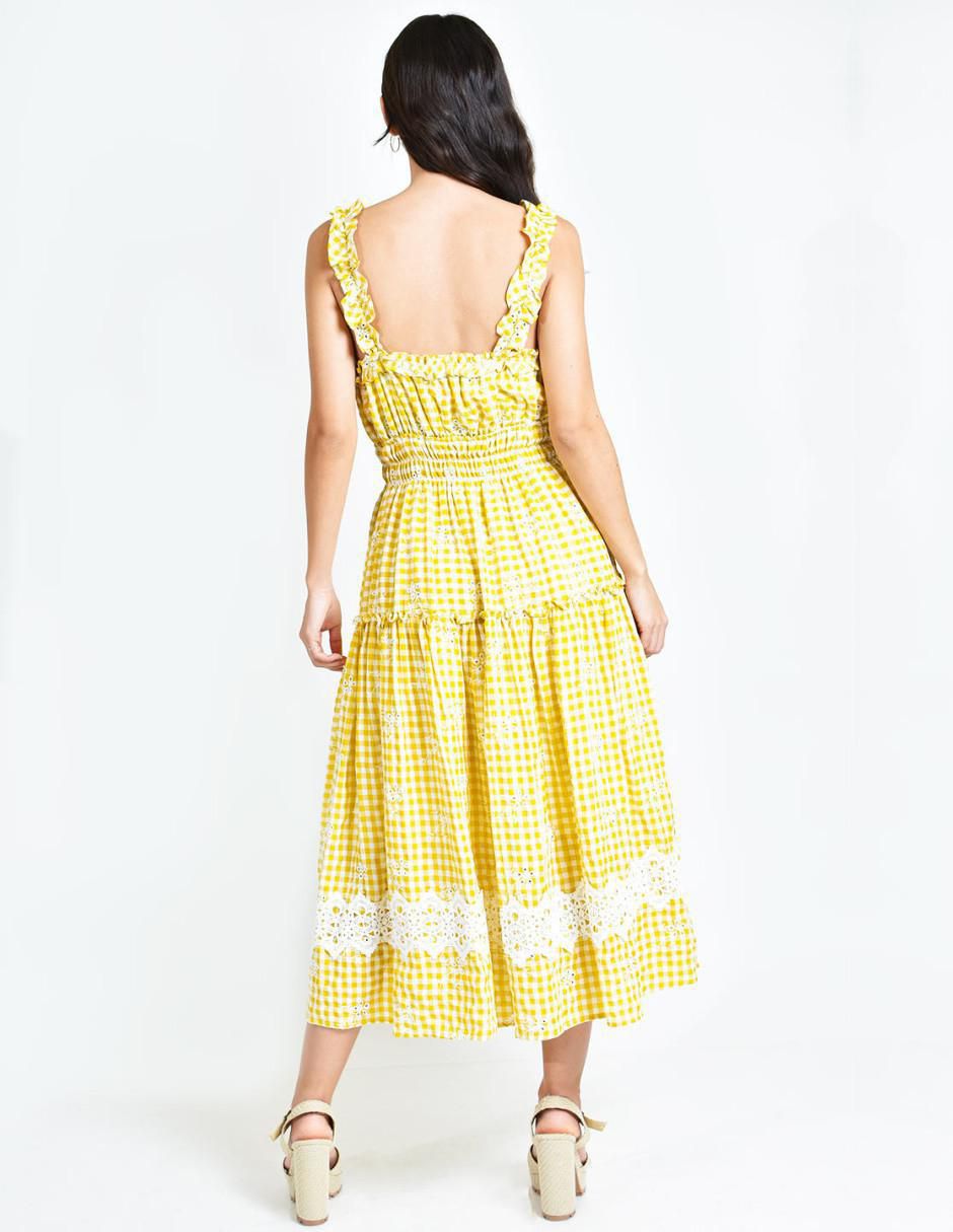 Vestido midi casual para mujer