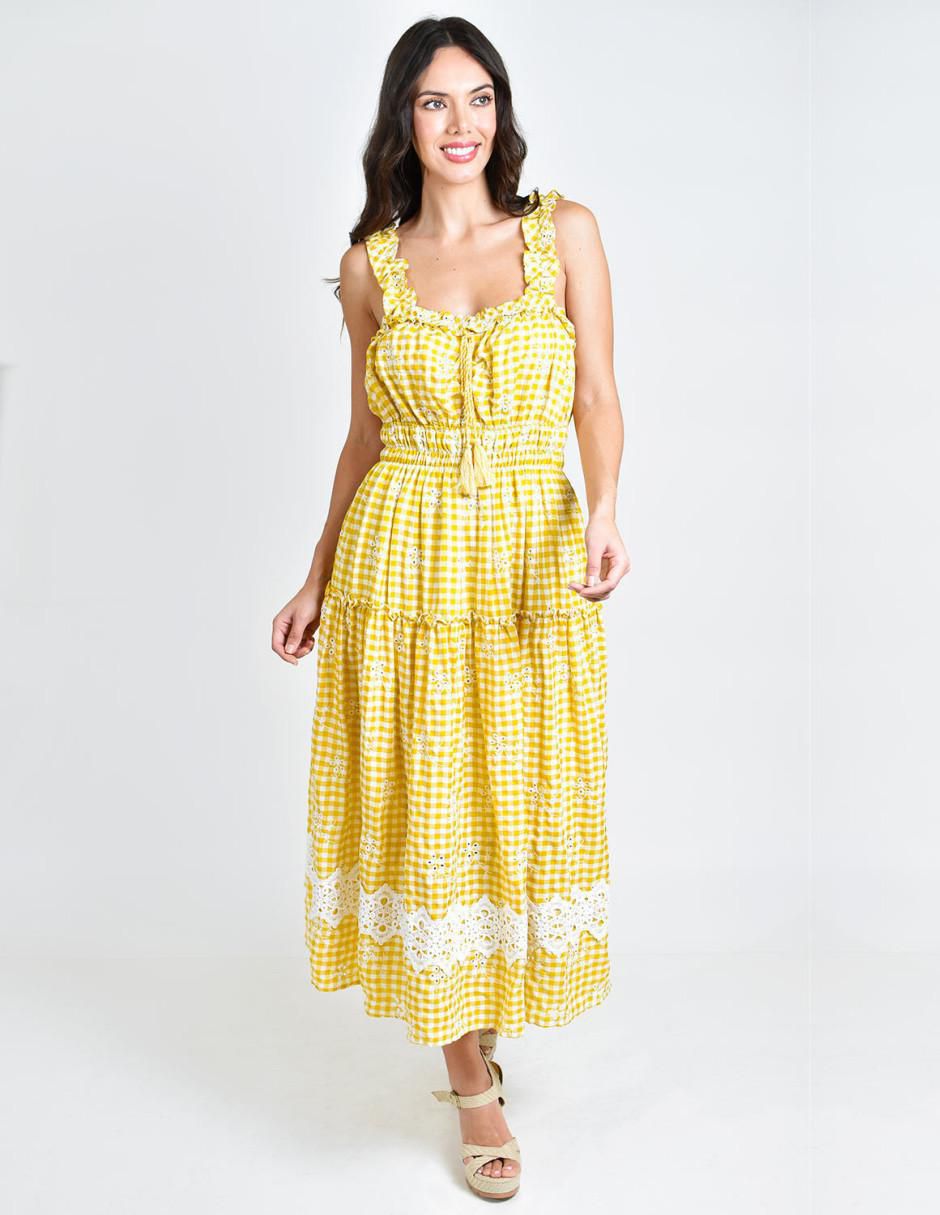 Vestido midi casual para mujer