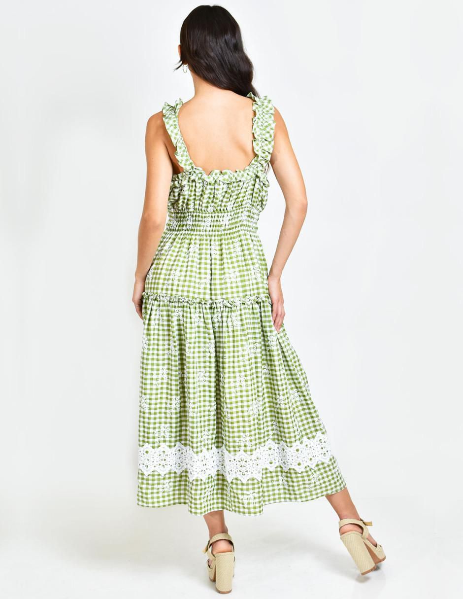 Vestido midi casual para mujer