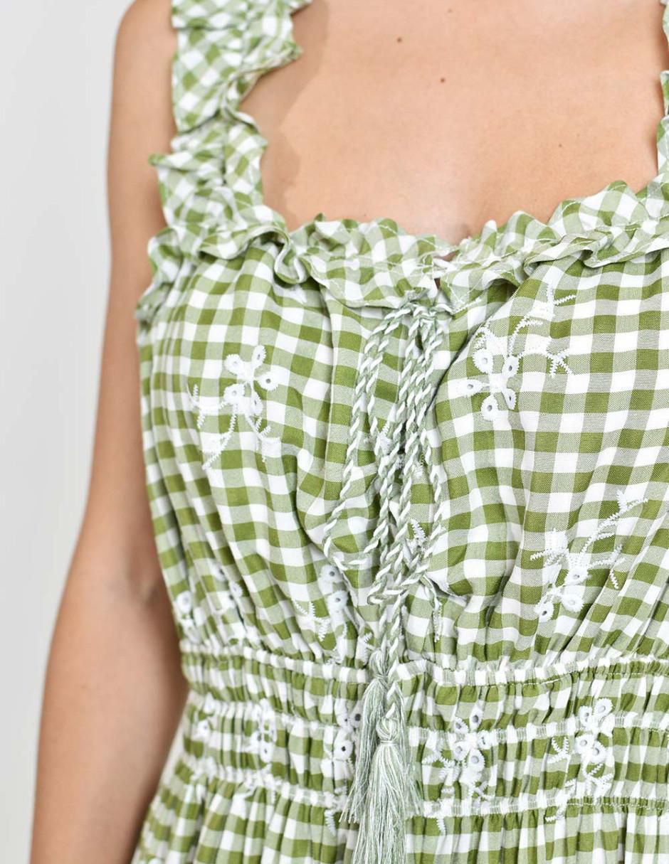 Vestido midi casual para mujer
