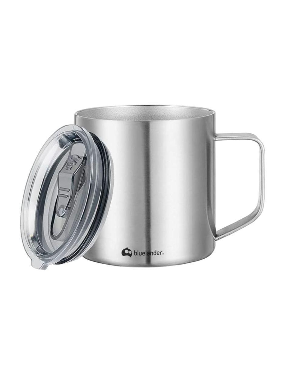 Taza térmica de acero inoxidable con tapa rosca 1