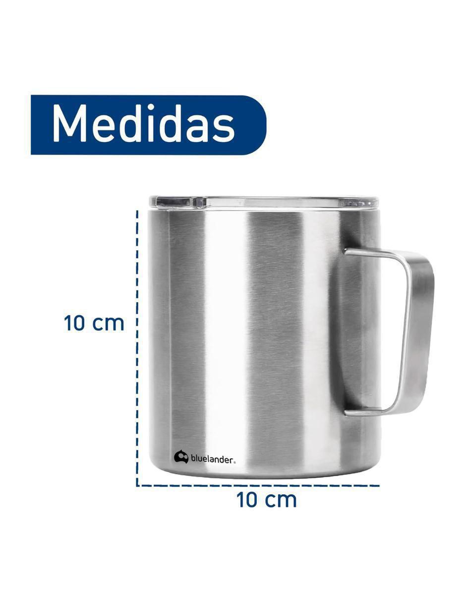 Taza térmica de acero inoxidable con tapa rosca 6