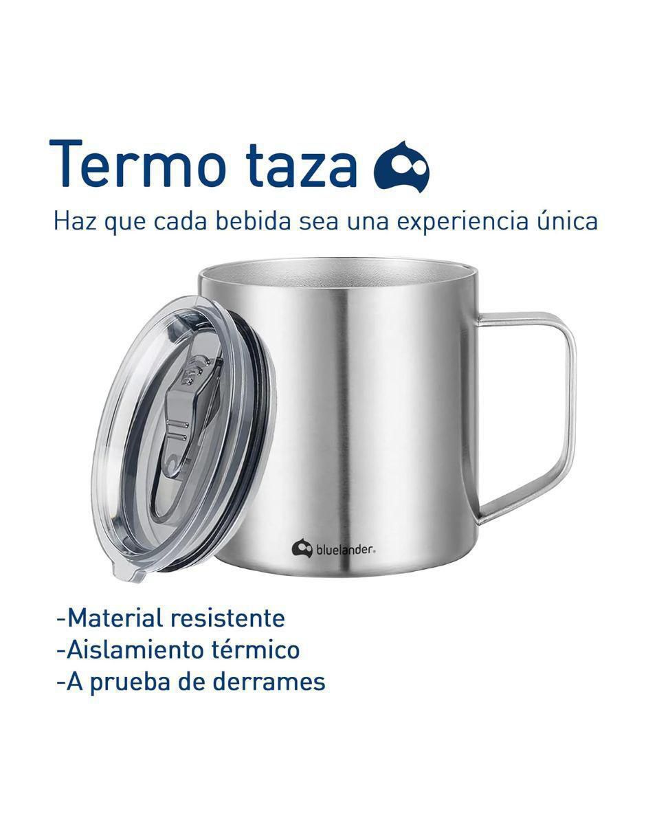 Taza térmica de acero inoxidable con tapa rosca 4