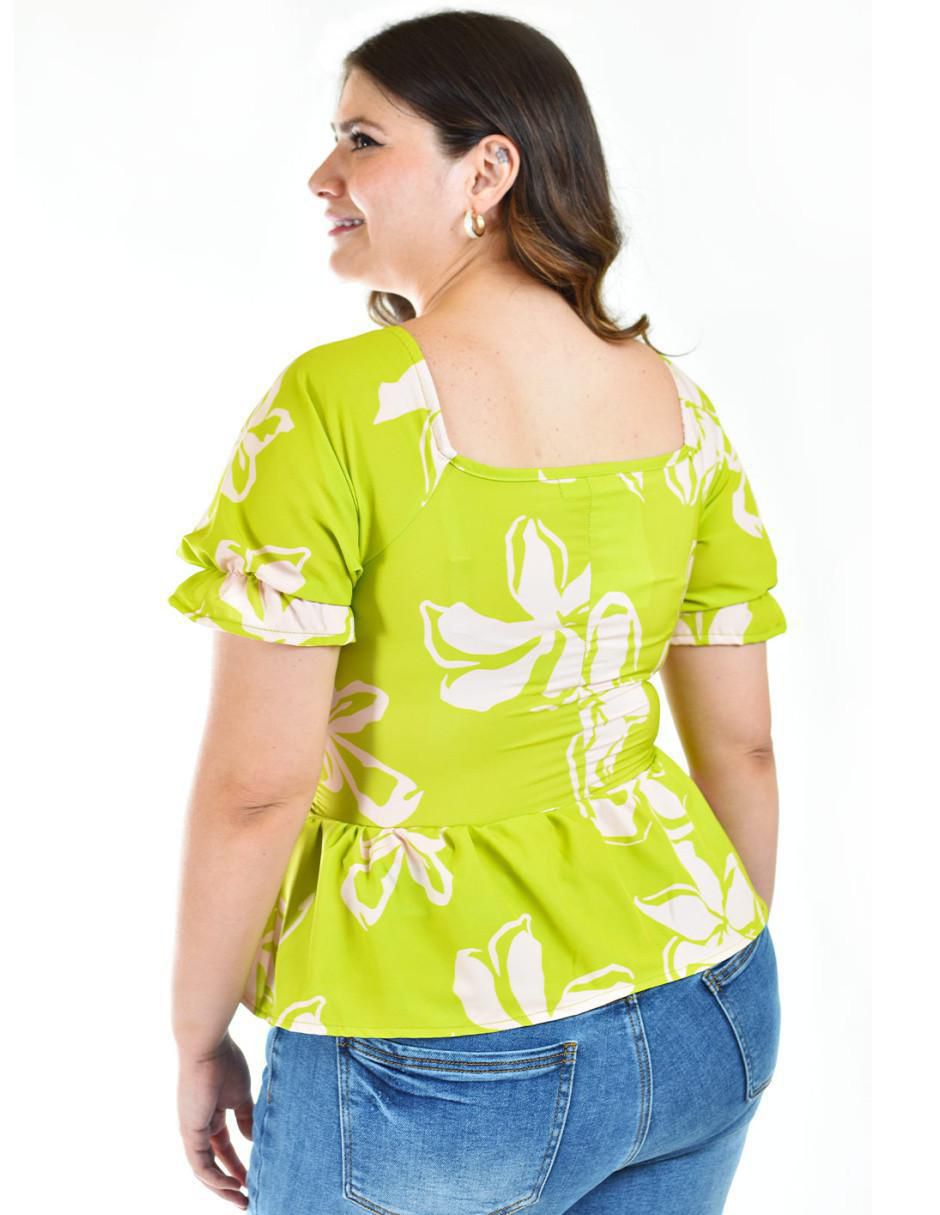 Blusa manga corta para mujer 8