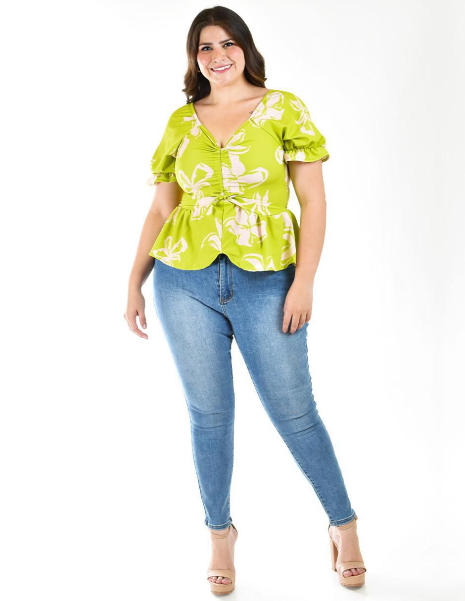 Blusa manga corta para mujer 10