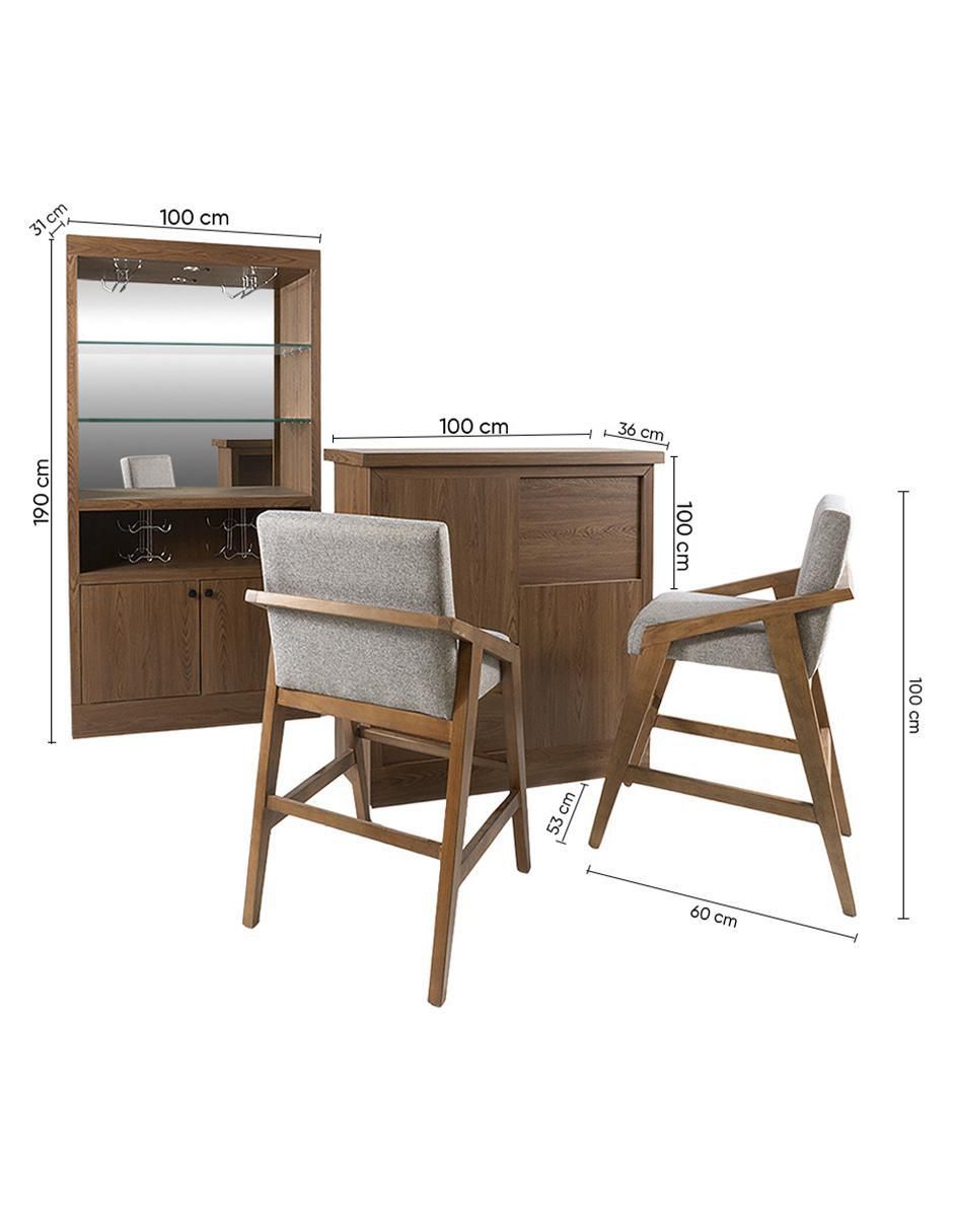 Cantina Baracaldo de mdf y madera 17