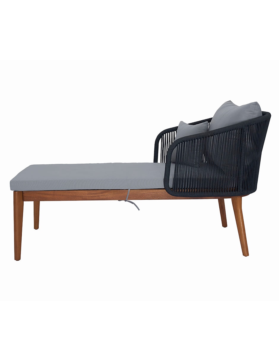 Chaise lounge de madera acacia 2