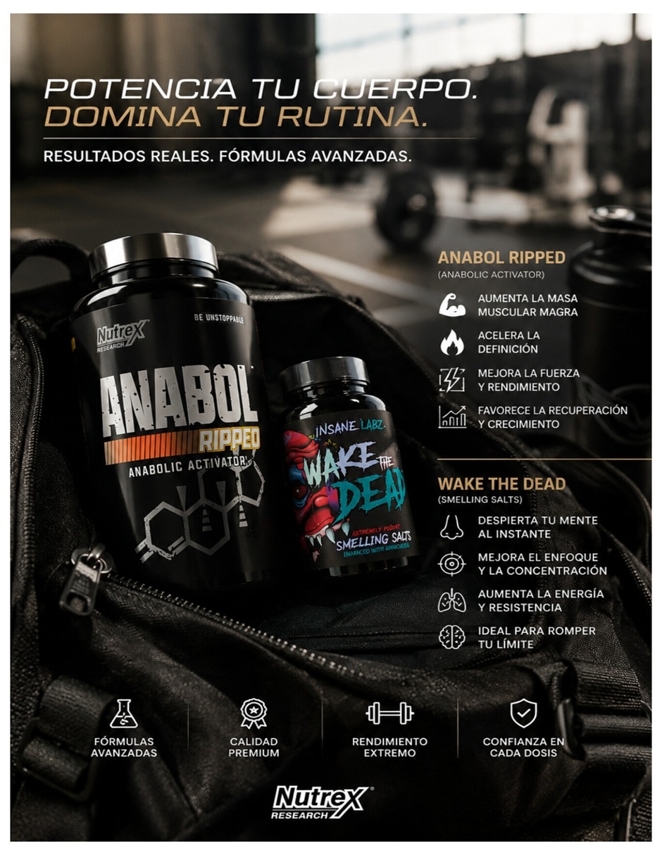 Anabolic Ripped vitamina cápsulas unisex 4