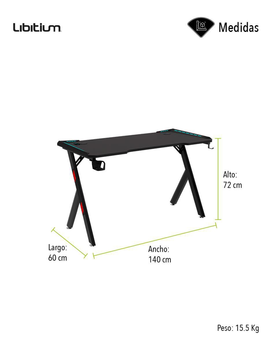 Escritorio Rgb de MDF 7
