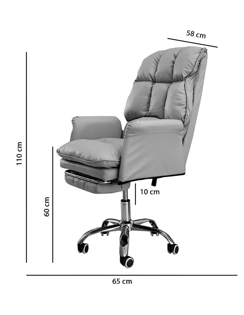Silla de escritorio Anderson Bossa de metal