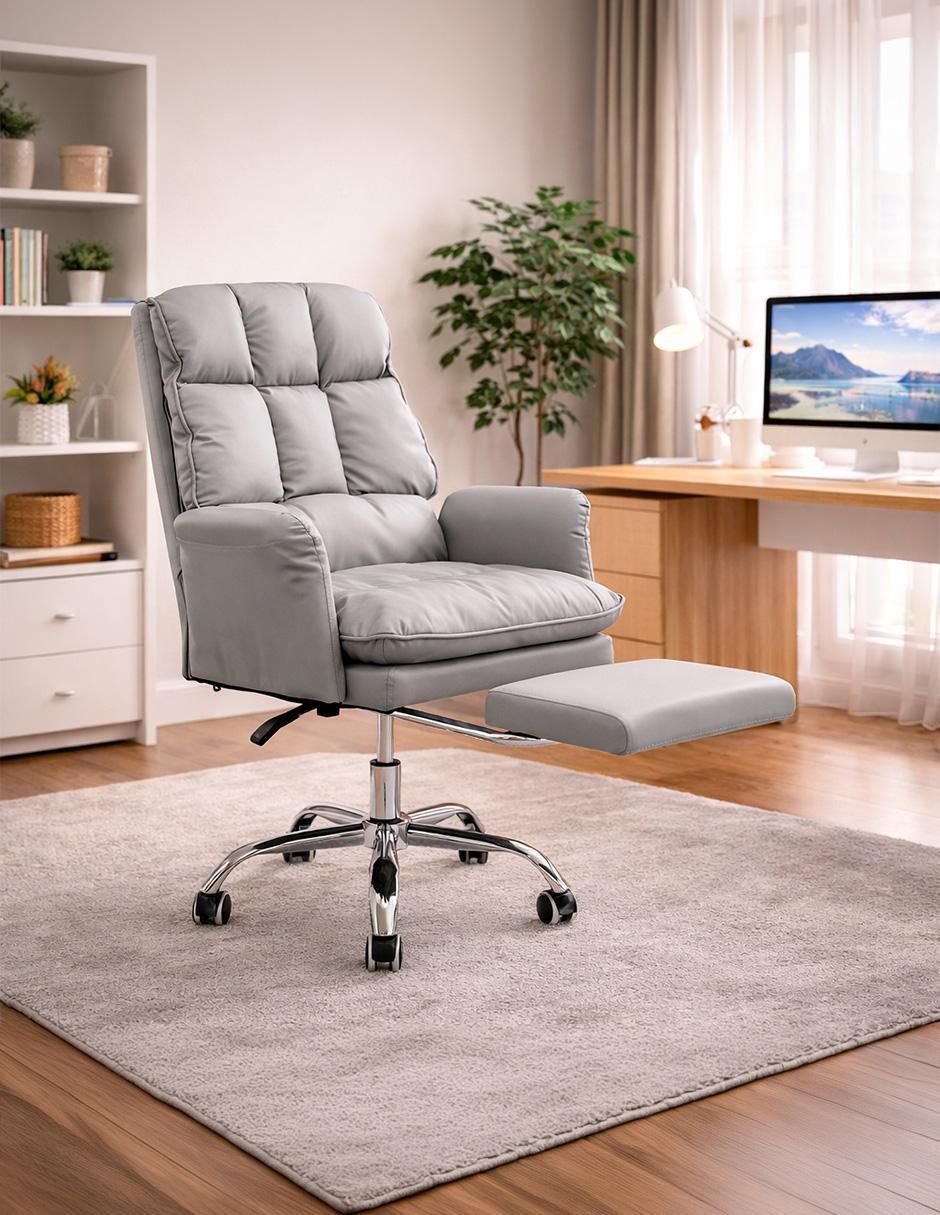 Silla de escritorio Anderson Bossa de metal