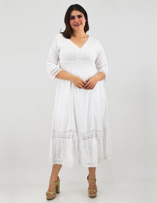 Vestido midi casual para mujer