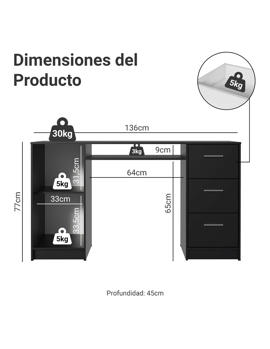 Escritorio Alaska 11