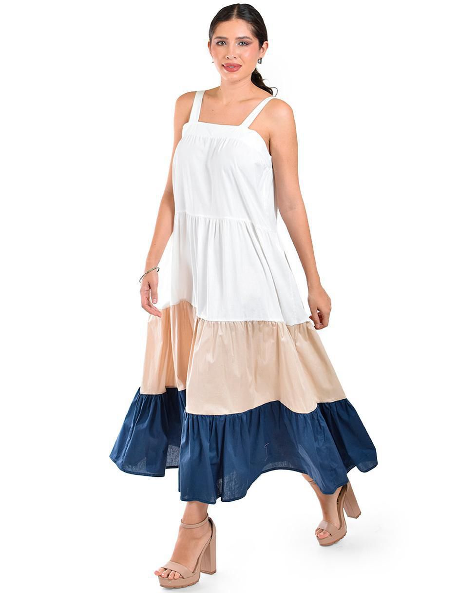 Vestido largo casual para mujer