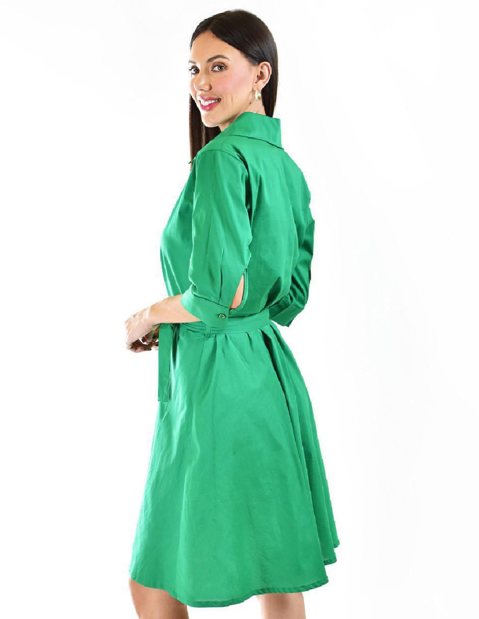 Vestido a la rodilla casual para mujer