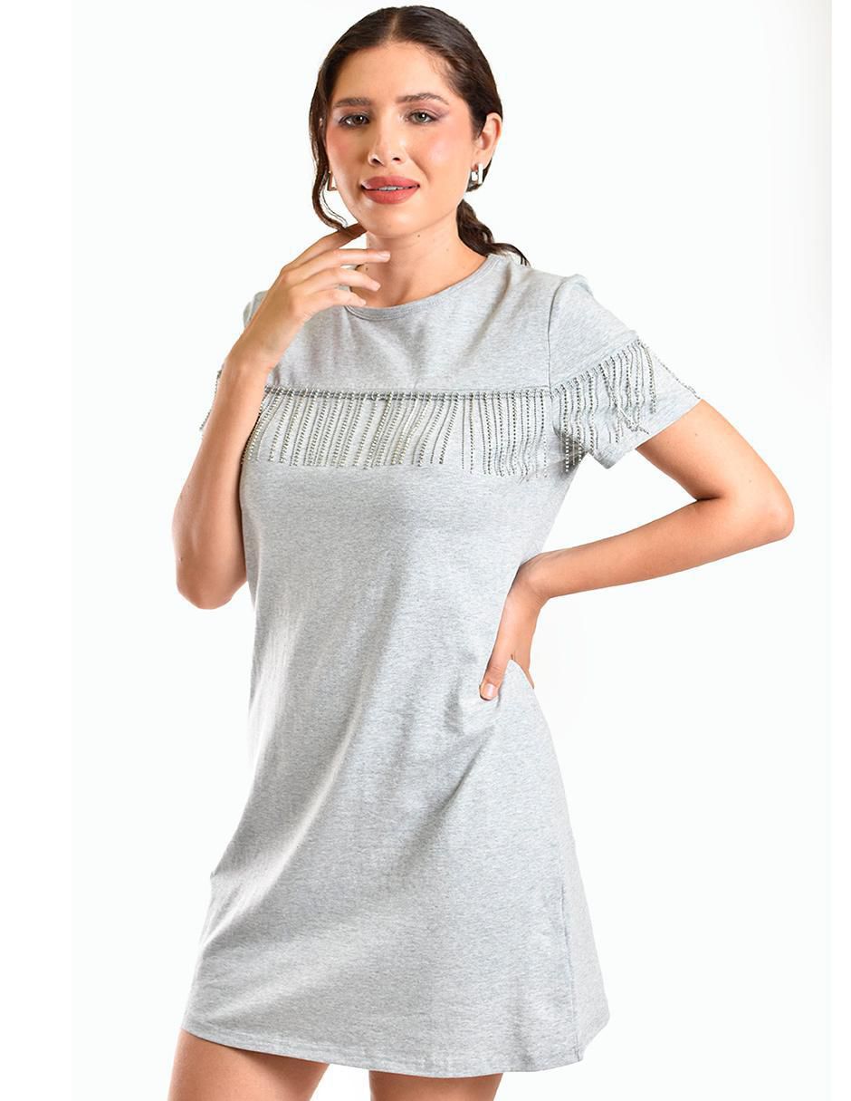 Vestido corto casual para mujer