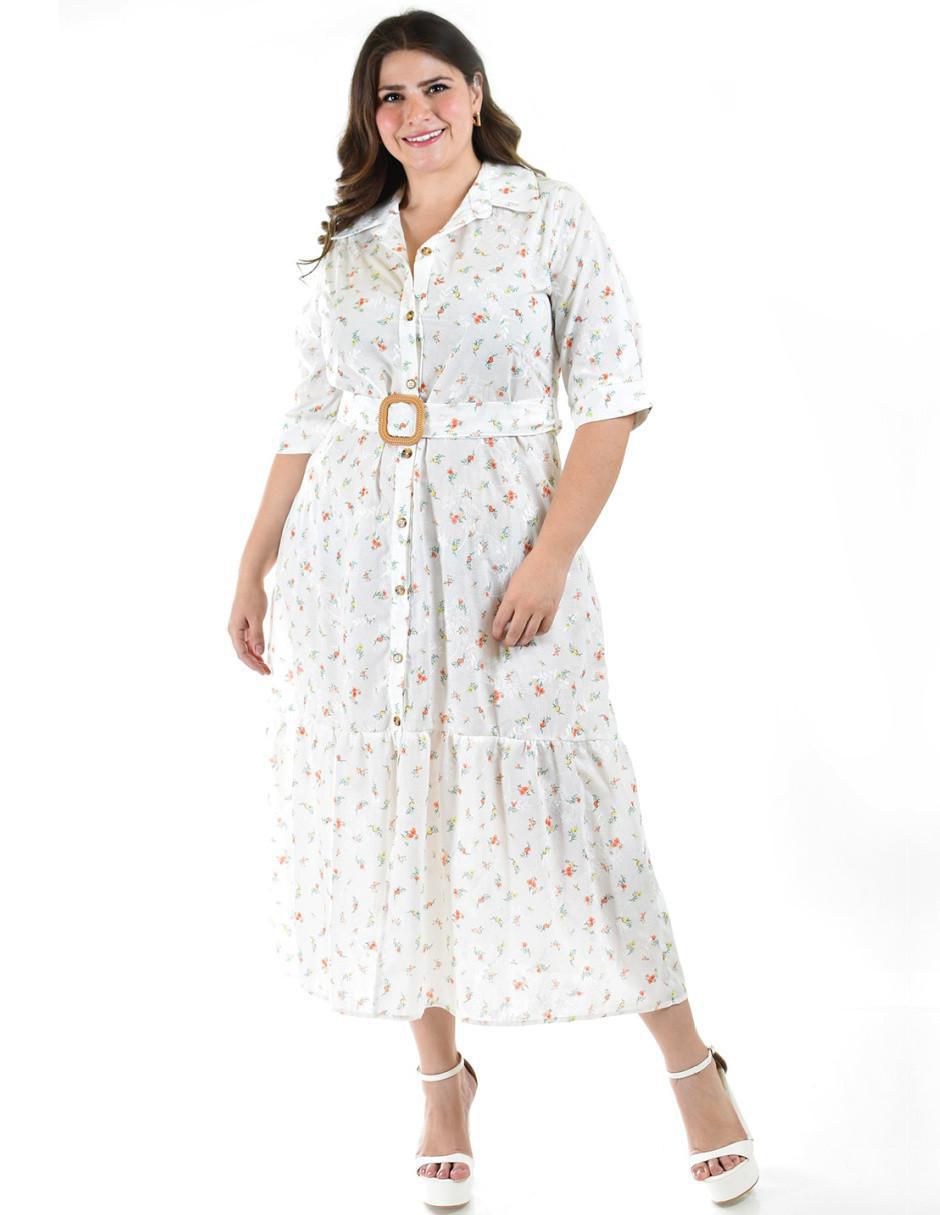 Vestido midi casual para mujer