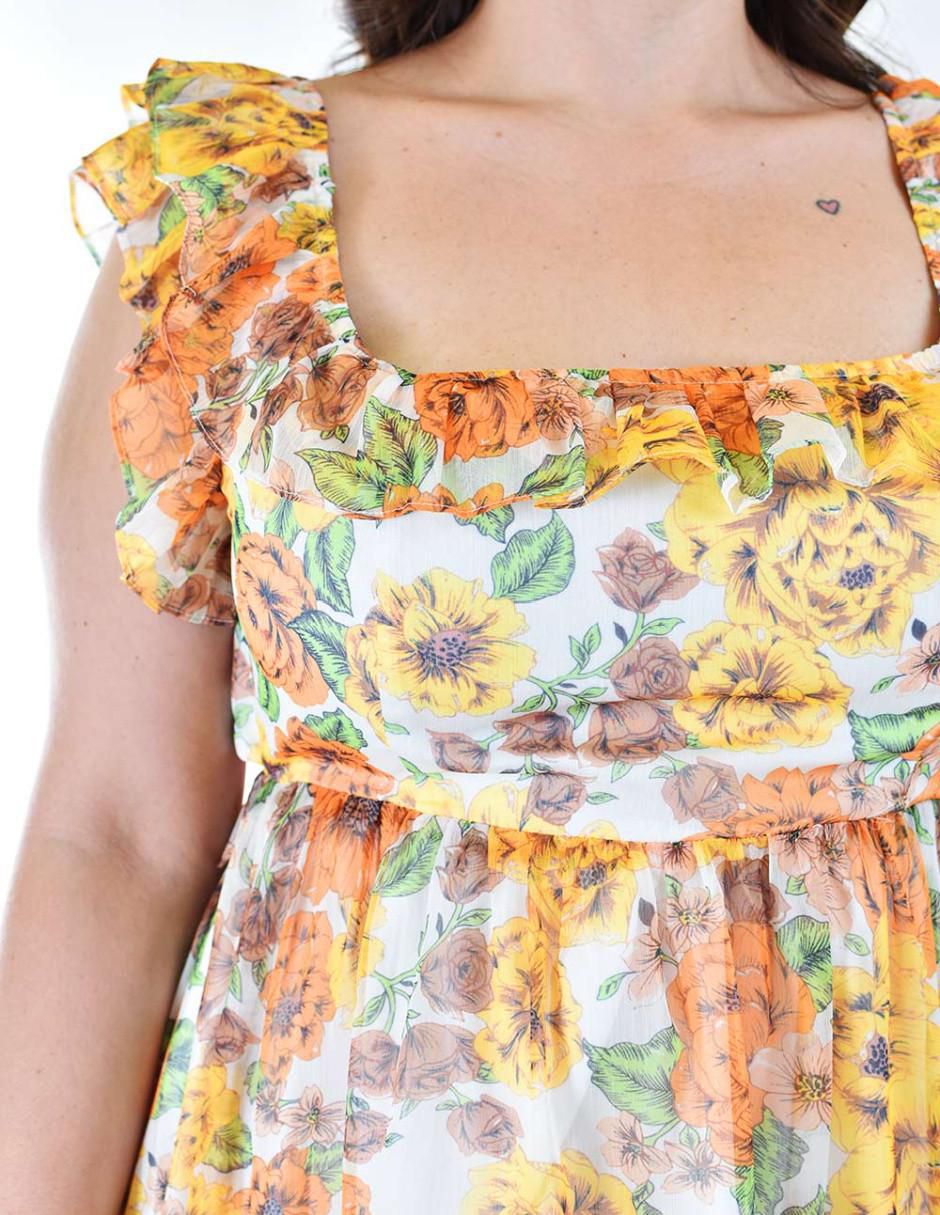 Vestido a la rodilla casual para mujer