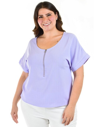 Blusa manga corta para mujer 1
