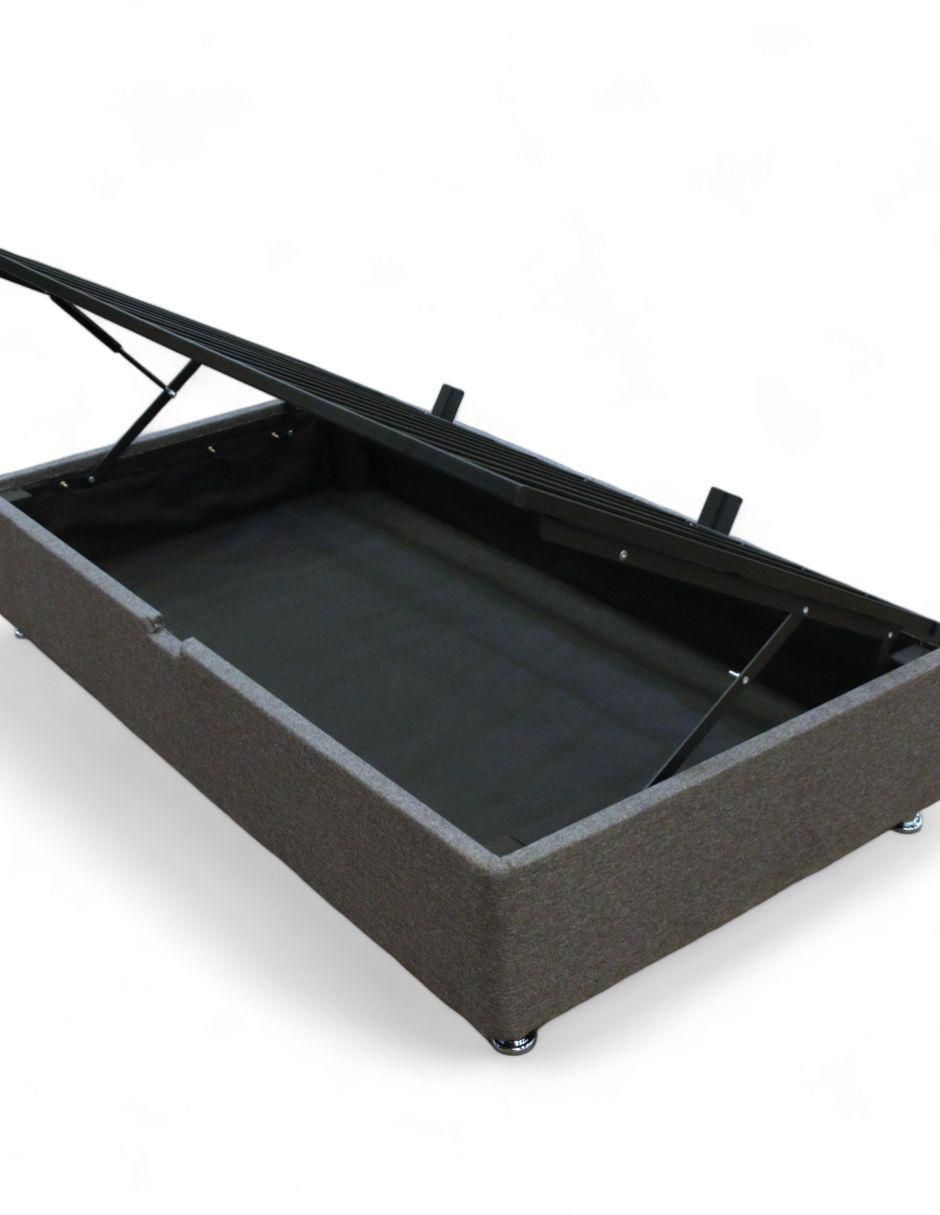 Cama baúl jhonson de acero individual 4