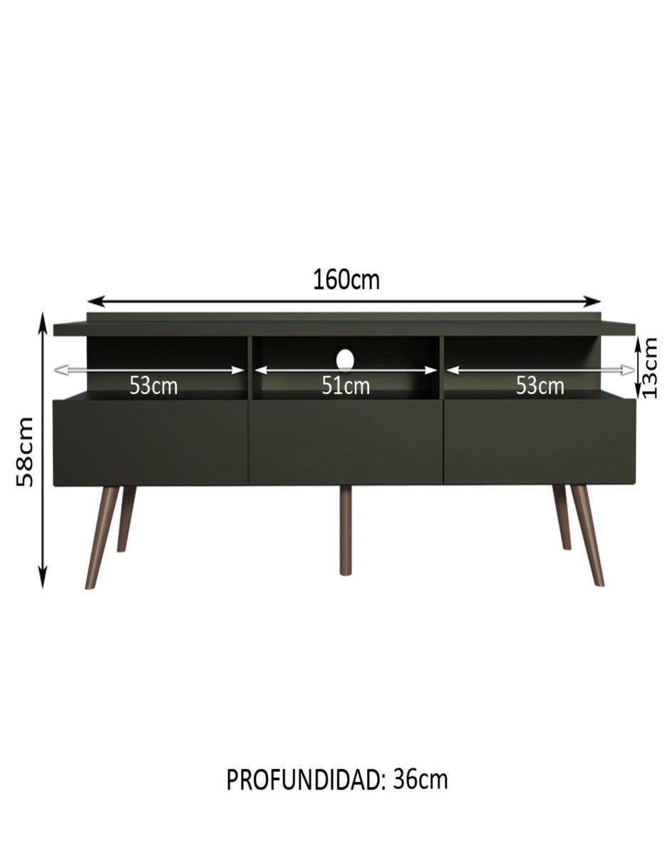 Mesa de TV armable Londres Madesa de madera