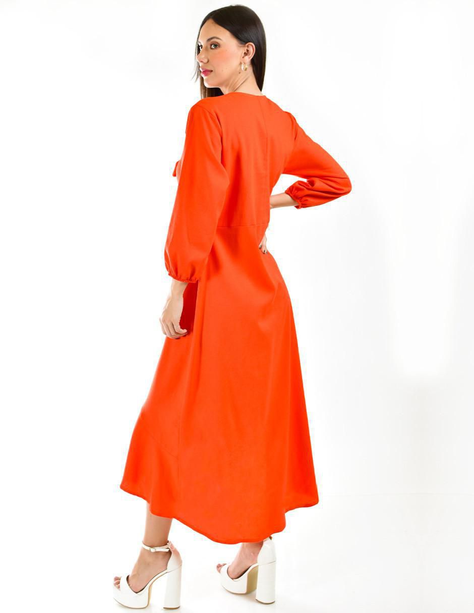 Vestido midi casual para mujer