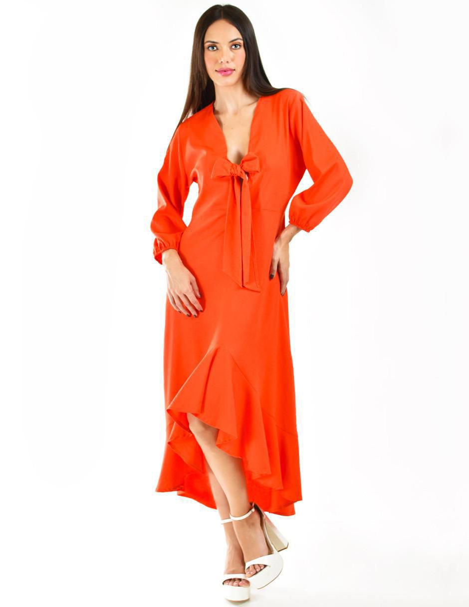 Vestido midi casual para mujer