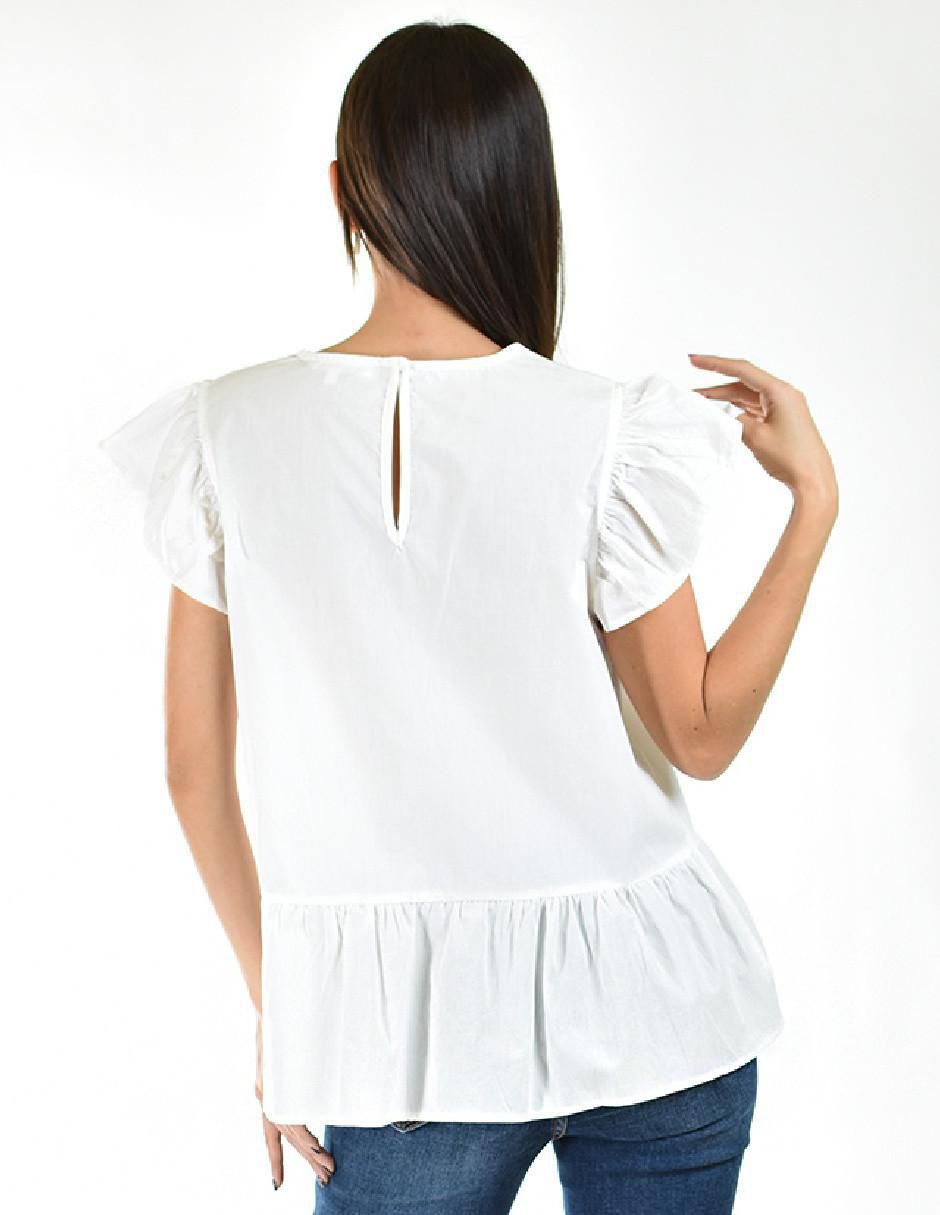 Blusa manga corta para mujer 8