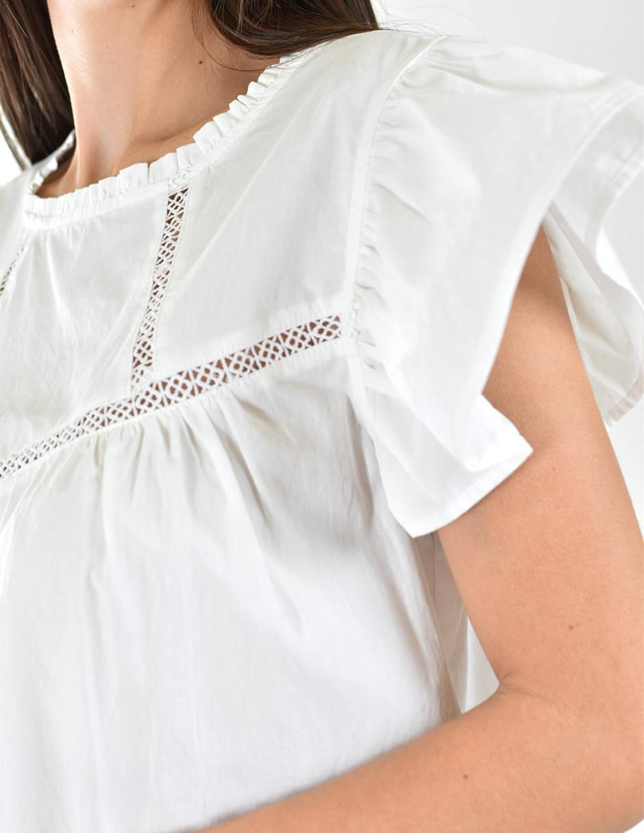 Blusa manga corta para mujer 9