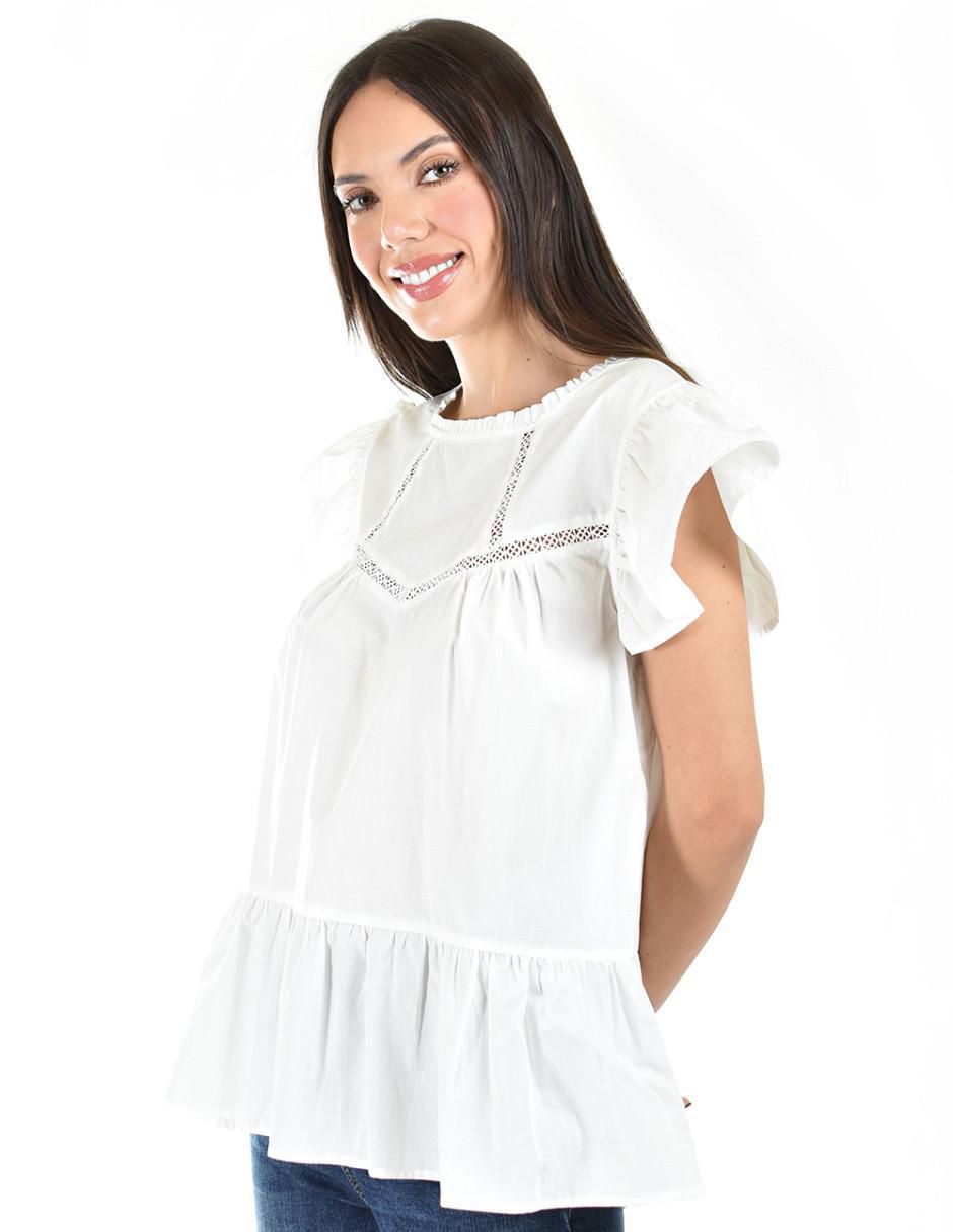 Blusa manga corta para mujer 10