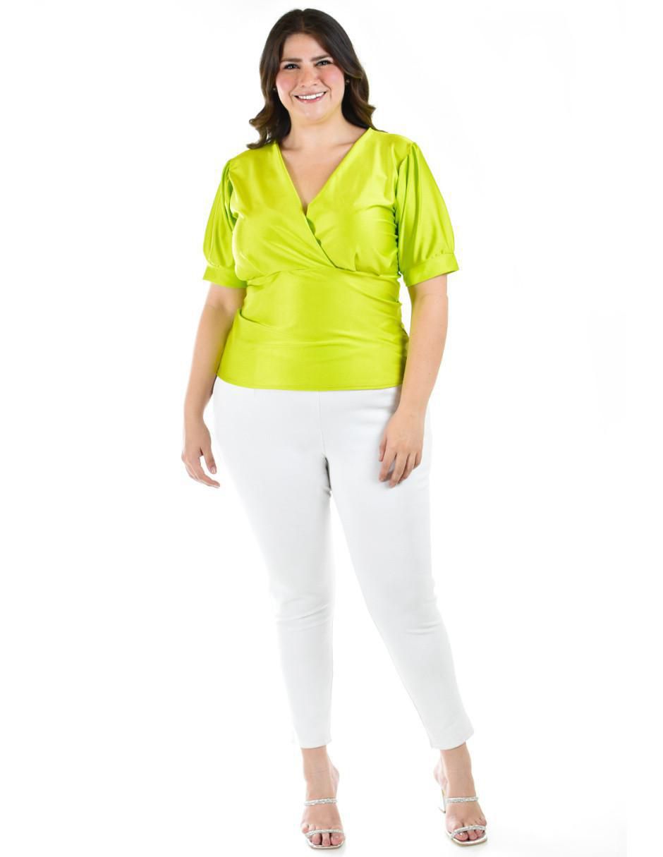 Blusa Roman Fashion manga corta para mujer