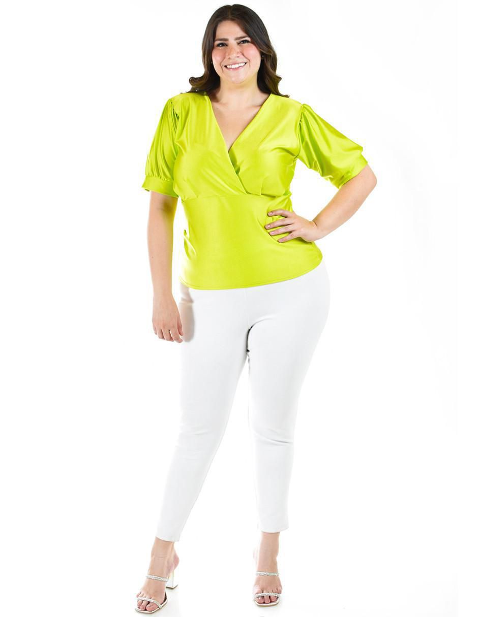 Blusa Roman Fashion manga corta para mujer