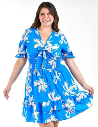 Vestido corto casual para mujer
