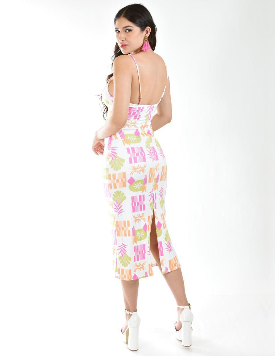 Vestido midi casual para mujer