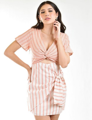 Vestido corto casual para mujer