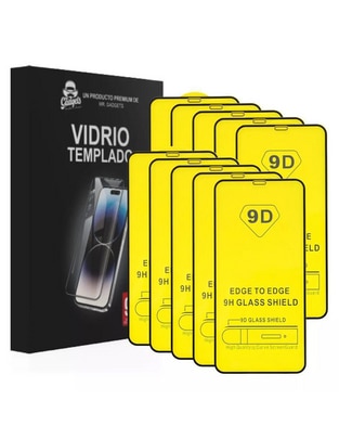 Set mica celular iPhone de cristal templado Set mica celular iPhone de cristal templado