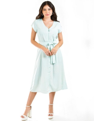 Vestido midi casual para mujer Vestido midi casual para mujer