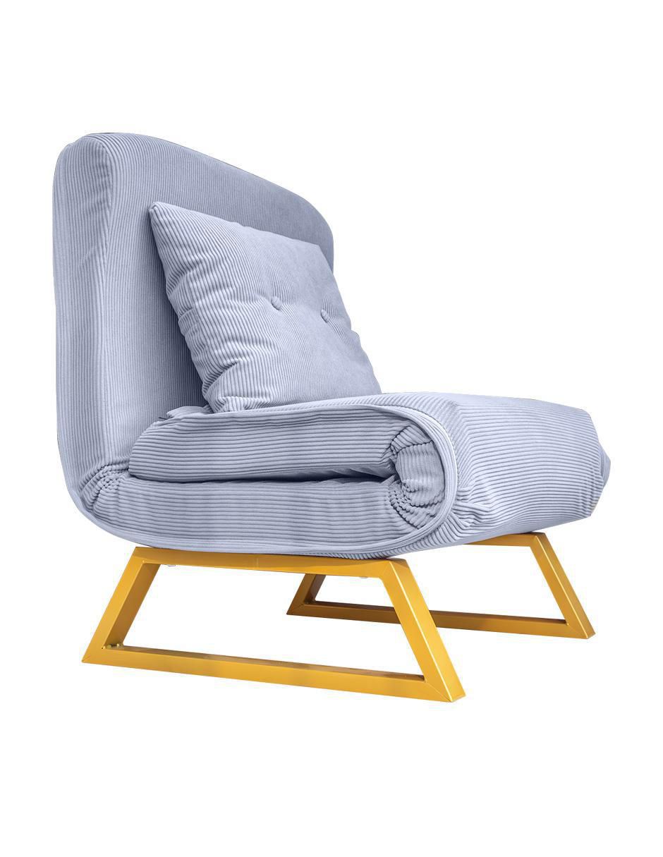 Sofá cama armable Brunei de velvet 3