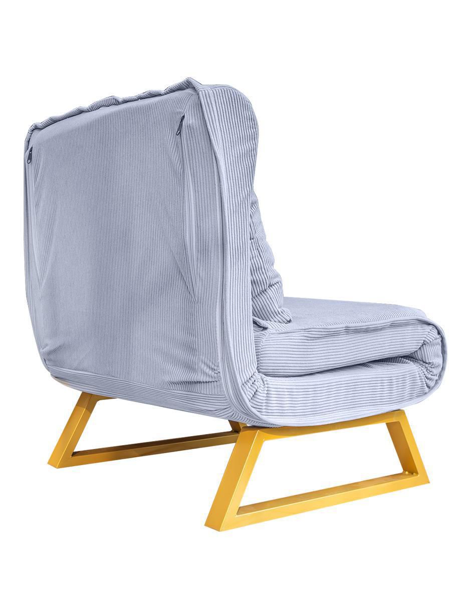 Sofá cama armable Brunei de velvet 4