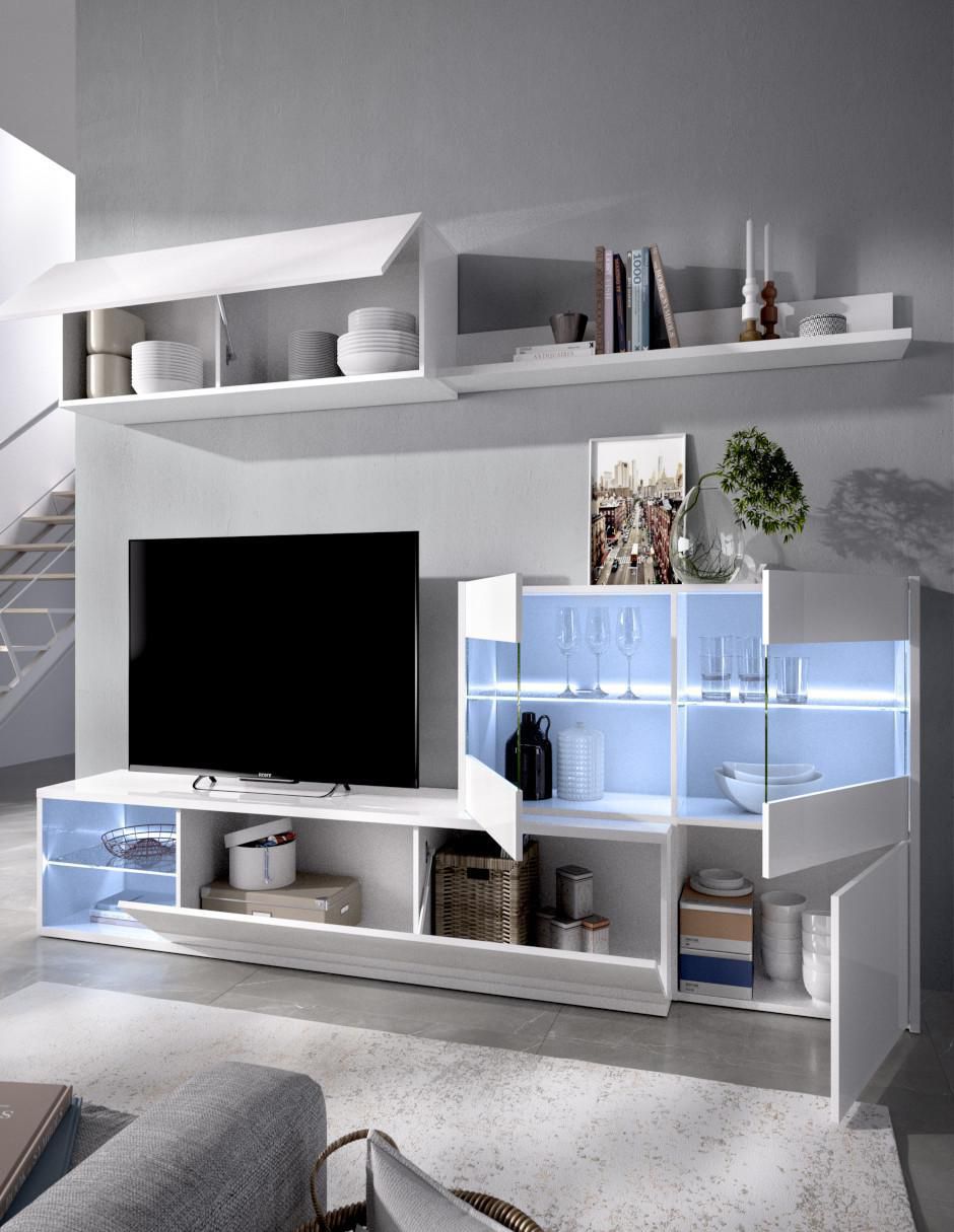 Mueble de TV armable Uma de MDF 4