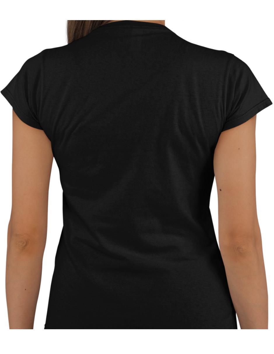 Playera manga corta Buda cuello redondo mujer 4