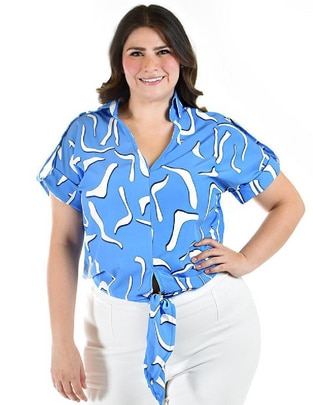 Blusa túnica Vitos celyn manga corta para mujer Blusa túnica Vitos celyn manga corta para mujer