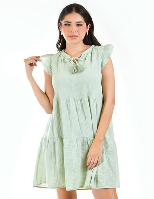 Vestido corto casual para mujer