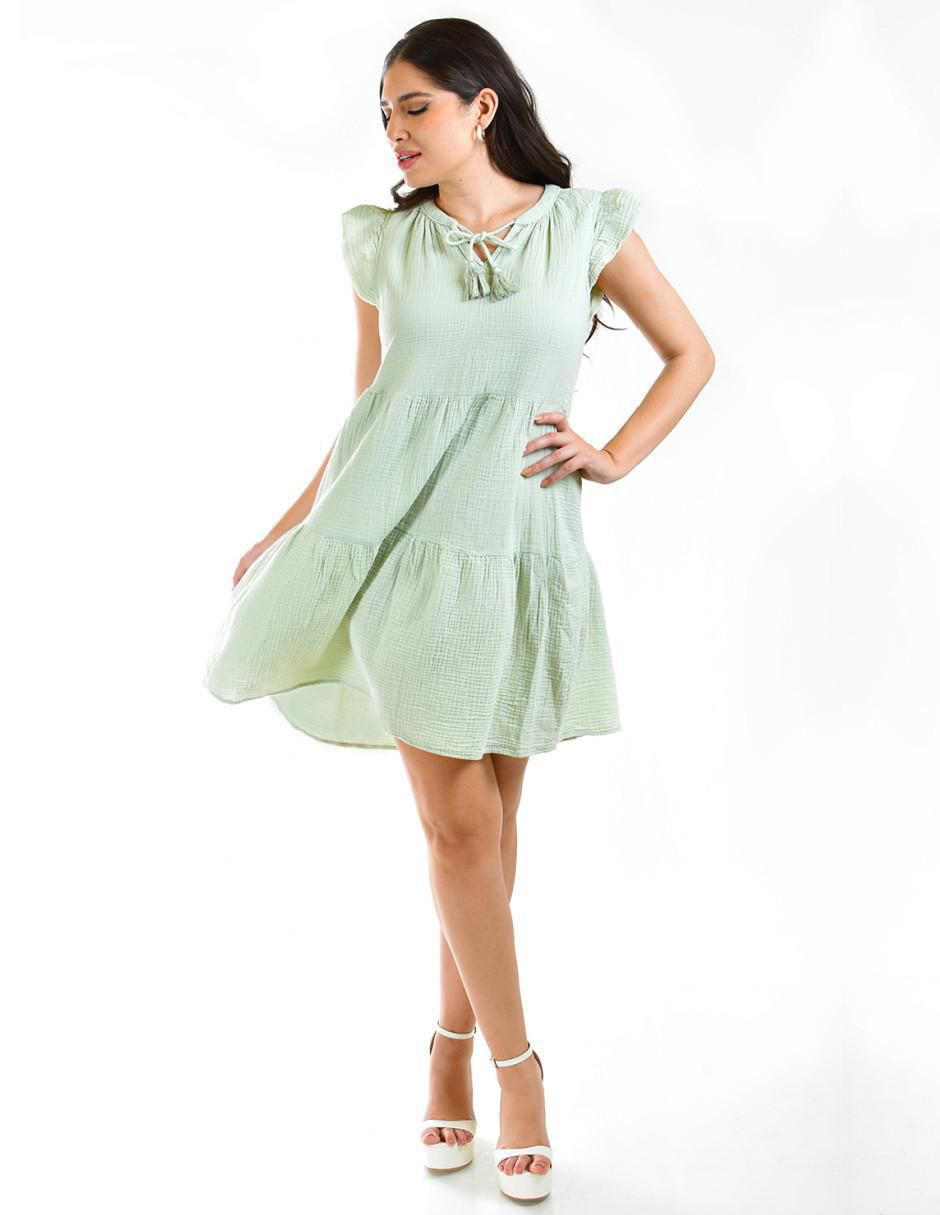 Vestido corto casual para mujer