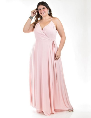 Vestido maxi de fiesta escote V Vestido maxi de fiesta escote V